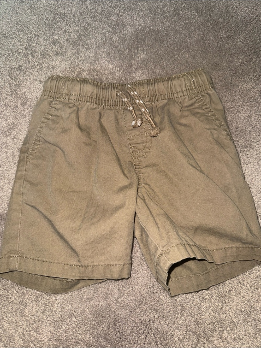 Cat & Jack Tan Elastic Waist Pull-On Shorts